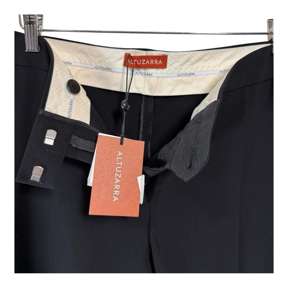 Altuzarra Todd Straight-Leg Crop Pants in black NWT